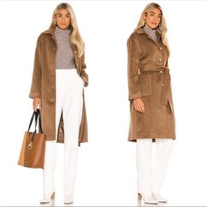 RAILS NADINE NWTWOOL-BLEND COAT IN CAMEL XS-S